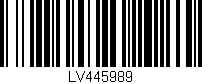 Código de barras (EAN, GTIN, SKU, ISBN): 'LV445989'