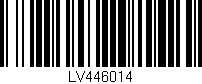 Código de barras (EAN, GTIN, SKU, ISBN): 'LV446014'