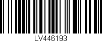 Código de barras (EAN, GTIN, SKU, ISBN): 'LV446193'