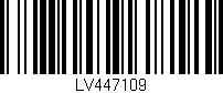 Código de barras (EAN, GTIN, SKU, ISBN): 'LV447109'