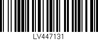 Código de barras (EAN, GTIN, SKU, ISBN): 'LV447131'
