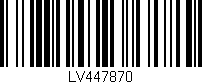 Código de barras (EAN, GTIN, SKU, ISBN): 'LV447870'