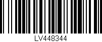 Código de barras (EAN, GTIN, SKU, ISBN): 'LV448344'