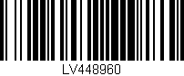 Código de barras (EAN, GTIN, SKU, ISBN): 'LV448960'