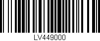 Código de barras (EAN, GTIN, SKU, ISBN): 'LV449000'