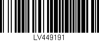 Código de barras (EAN, GTIN, SKU, ISBN): 'LV449191'