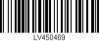 Código de barras (EAN, GTIN, SKU, ISBN): 'LV450469'