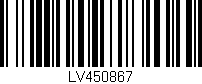 Código de barras (EAN, GTIN, SKU, ISBN): 'LV450867'