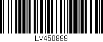 Código de barras (EAN, GTIN, SKU, ISBN): 'LV450899'