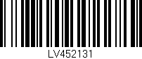 Código de barras (EAN, GTIN, SKU, ISBN): 'LV452131'