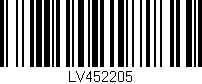 Código de barras (EAN, GTIN, SKU, ISBN): 'LV452205'