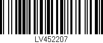 Código de barras (EAN, GTIN, SKU, ISBN): 'LV452207'