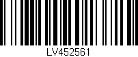 Código de barras (EAN, GTIN, SKU, ISBN): 'LV452561'