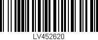Código de barras (EAN, GTIN, SKU, ISBN): 'LV452620'