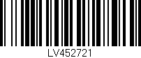 Código de barras (EAN, GTIN, SKU, ISBN): 'LV452721'