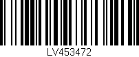 Código de barras (EAN, GTIN, SKU, ISBN): 'LV453472'