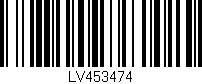 Código de barras (EAN, GTIN, SKU, ISBN): 'LV453474'