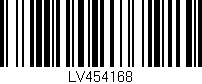 Código de barras (EAN, GTIN, SKU, ISBN): 'LV454168'