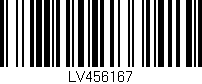 Código de barras (EAN, GTIN, SKU, ISBN): 'LV456167'