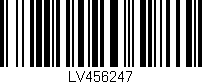 Código de barras (EAN, GTIN, SKU, ISBN): 'LV456247'