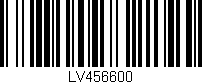Código de barras (EAN, GTIN, SKU, ISBN): 'LV456600'