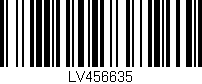 Código de barras (EAN, GTIN, SKU, ISBN): 'LV456635'
