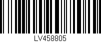 Código de barras (EAN, GTIN, SKU, ISBN): 'LV458805'