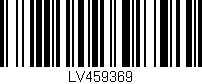 Código de barras (EAN, GTIN, SKU, ISBN): 'LV459369'