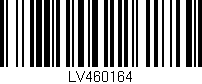 Código de barras (EAN, GTIN, SKU, ISBN): 'LV460164'