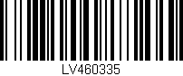 Código de barras (EAN, GTIN, SKU, ISBN): 'LV460335'