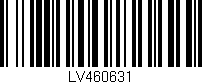 Código de barras (EAN, GTIN, SKU, ISBN): 'LV460631'