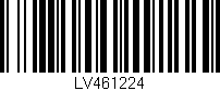 Código de barras (EAN, GTIN, SKU, ISBN): 'LV461224'