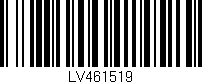 Código de barras (EAN, GTIN, SKU, ISBN): 'LV461519'