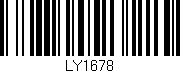 Código de barras (EAN, GTIN, SKU, ISBN): 'LY1678'
