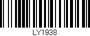 Código de barras (EAN, GTIN, SKU, ISBN): 'LY1938'