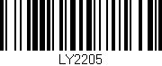 Código de barras (EAN, GTIN, SKU, ISBN): 'LY2205'