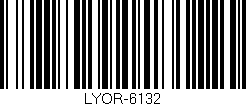 Código de barras (EAN, GTIN, SKU, ISBN): 'LYOR-6132'