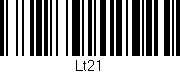 Código de barras (EAN, GTIN, SKU, ISBN): 'Lt21'
