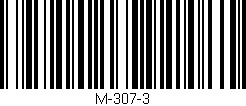 Código de barras (EAN, GTIN, SKU, ISBN): 'M-307-3'