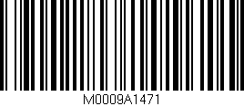 Código de barras (EAN, GTIN, SKU, ISBN): 'M0009A1471'