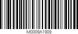 Código de barras (EAN, GTIN, SKU, ISBN): 'M0009A1909'