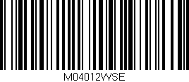 Código de barras (EAN, GTIN, SKU, ISBN): 'M04012WSE'