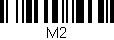 Código de barras (EAN, GTIN, SKU, ISBN): 'M2'