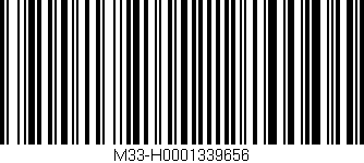 Código de barras (EAN, GTIN, SKU, ISBN): 'M33-H0001339656'