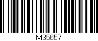 Código de barras (EAN, GTIN, SKU, ISBN): 'M35657'