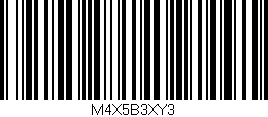 Código de barras (EAN, GTIN, SKU, ISBN): 'M4X5B3XY3'