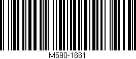 Código de barras (EAN, GTIN, SKU, ISBN): 'M590-1661'