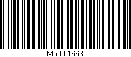 Código de barras (EAN, GTIN, SKU, ISBN): 'M590-1663'