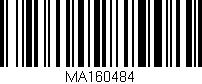 Código de barras (EAN, GTIN, SKU, ISBN): 'MA160484'