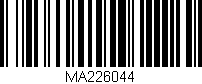 Código de barras (EAN, GTIN, SKU, ISBN): 'MA226044'